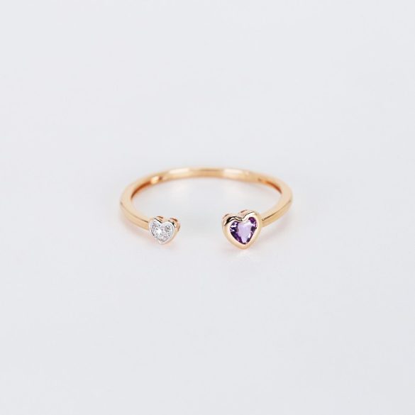 Arany Gyűrű Brillel - 10685H