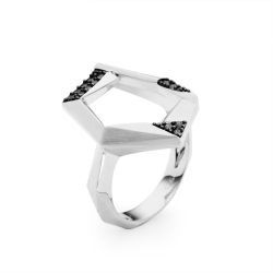 LENCIA - ANGULAR WHITE Gyűrű 32017007