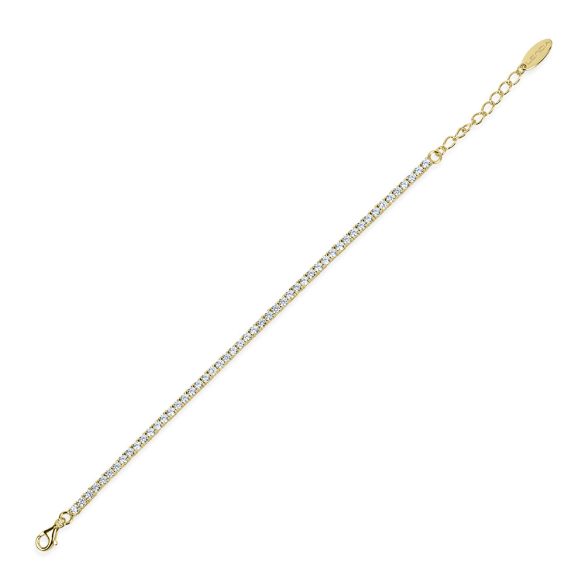 LENCIA - Glam aranyozott ezüst karkötő - 32050125
