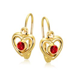 Bebi-gyermek-fulbevalo-piros-koves-sziv