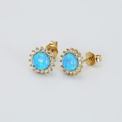 Arany-oplalos-kek-Fulbevalo-7365H