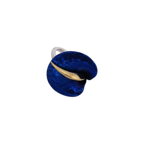 Kék titánium gyűrű – AR