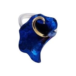 Kék titánium gyűrű – IRM