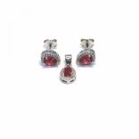 Csepp-stekkeres-fulbevalo-es-medal-S-0071/Ag-925-R