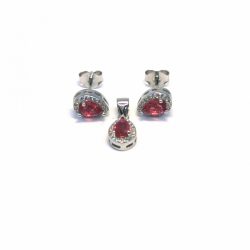 Csepp-stekkeres-fulbevalo-es-medal-S-0071/Ag-925-R