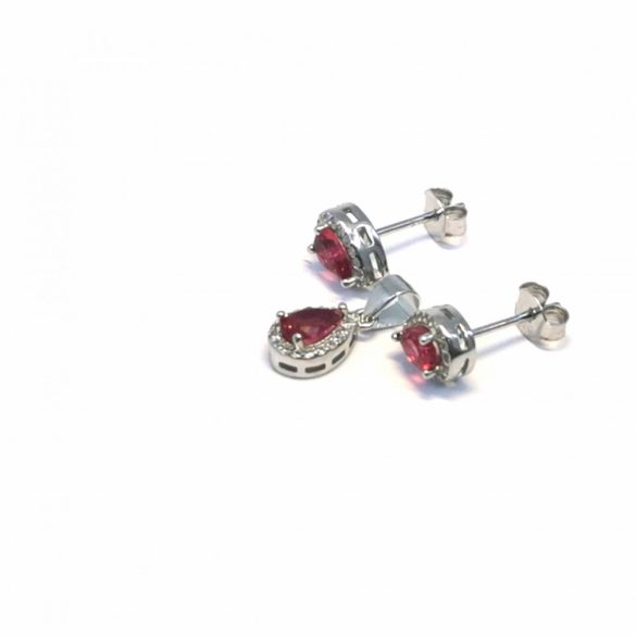 Csepp-stekkeres-fulbevalo-es-medal-S-0071/Ag-925-R